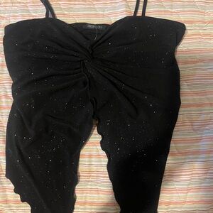 Black Sparkly Top